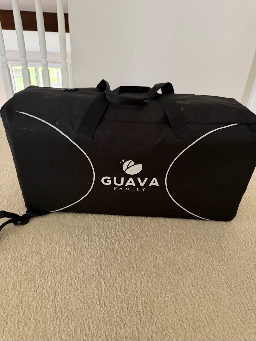 Guava Family Lotus Travel Crib + 2 Quilted Sheets + Backpack Carry Bag
